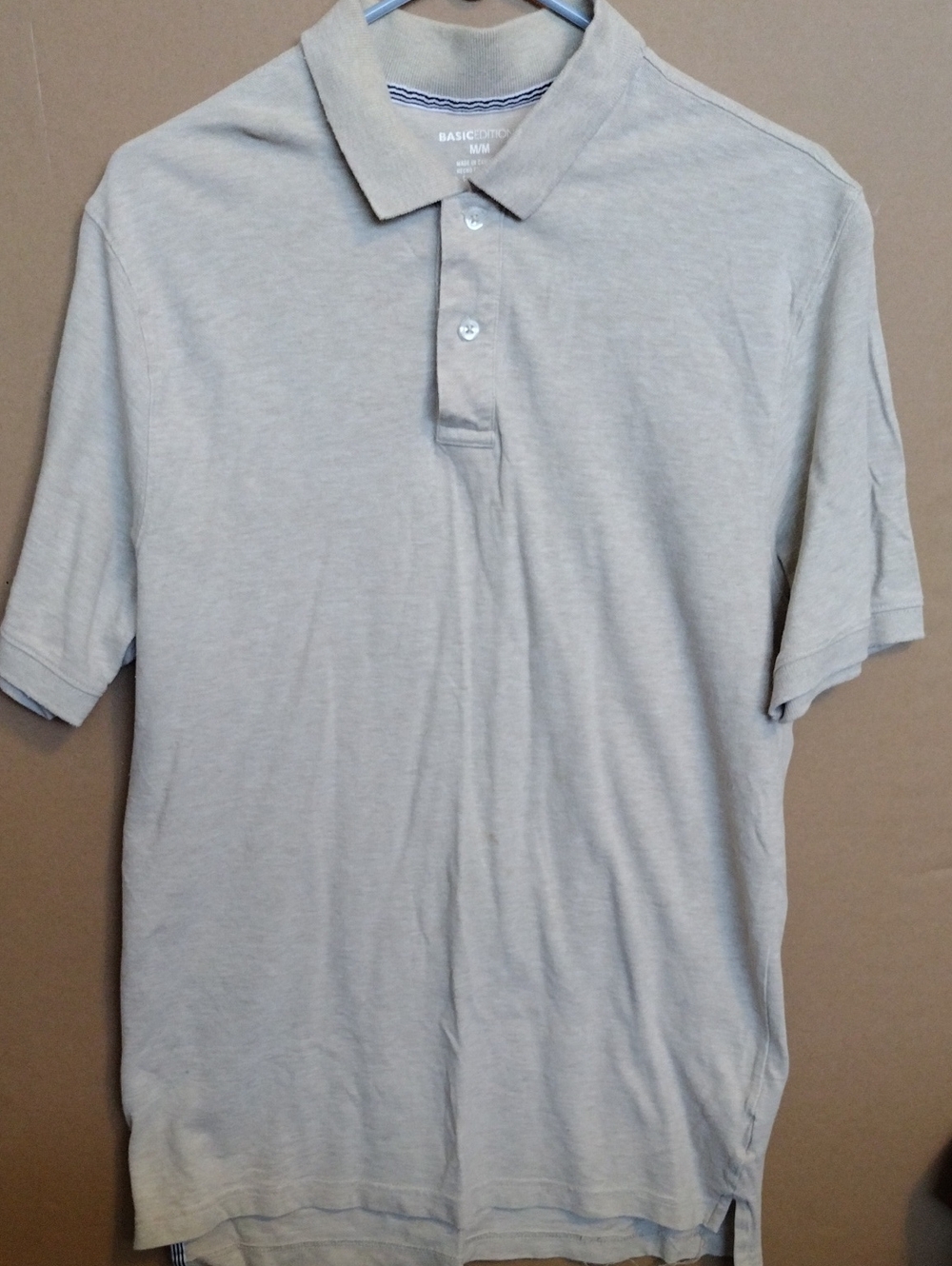 Basic Editions Men's Polo Shirt - 100% Cotton